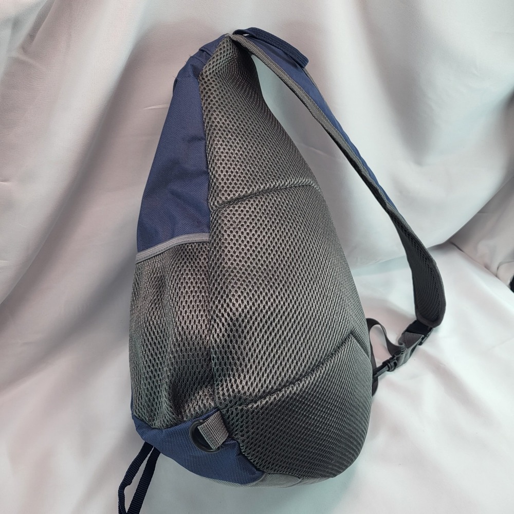 Disney Cruise Line Castaway Club Sling Backpack Blue Gray Shoulder Crossbody Bag - Picture 6 of 14